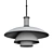 Elegant PH 4½-4 Pendant Light 3D model small image 5