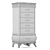 Patterned Wardrobe: Stylish Storage Solution 3D model small image 11