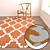 Luxury Carpet Set: High-Quality Textures - 3 Variants 3D model small image 5