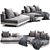 Luxurious Minotti Connery Sofa 05 3D model small image 4