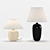 Sleek Torso Table Lamp 3D model small image 1