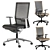 Elegant Dual-Tone Office Chair 3D model small image 2