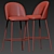 Mystere Modern Bar Stool 3D model small image 3