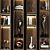 Art Deco Modular Wardrobe 3D model small image 2