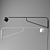 Pholc Bellman Wall Lamp: Sleek Design, Adjustable Arm, Tiltable Shade 3D model small image 1