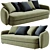 Elegant Saint-Germain Sofa: Exquisite Design 3D model small image 2
