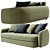 Elegant Saint-Germain Sofa: Exquisite Design 3D model small image 4