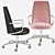 Pedrali ELINOR Velvet Executive Chair 3D model small image 3