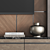 Modern TV Wall Unit, Decor 3D model small image 3