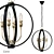 Elegant Chandeliers Set - Illuminate Your Space 3D model small image 2