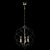 Eurosvet Sorrel Black Chandelier 3D model small image 2