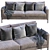 LUCA Interface Sofa: Modern Design, Superior Comfort 3D model small image 2