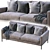 LUCA Interface Sofa: Modern Design, Superior Comfort 3D model small image 4