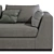Modern Comfort: Benny Praddy Sofa 3D model small image 4
