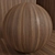 Seamless Walnut Wood Box Set 3D model small image 2