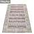 Luxurious Textured Carpet Set 3D model small image 4