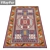 Luxury Carpet Set: High-Quality Textures & 3D Variations 3D model small image 2