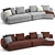 Poliform Saint Germain Sofa Set 3D model small image 1