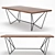 Modern Dining Table Set - Gemma 3D model small image 5