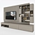Sleek TV Shelf Set - Modernize Your Entertainment Space 3D model small image 2