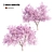 Elegant Sakura Umbrella Set 3D model small image 3