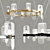 Elegant Anabel Pendant Light 3D model small image 2