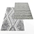 Modern Style Rug Set 3D model small image 3