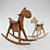 Sixay Furniture Paripa Rocking Horse 3D model small image 5