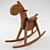 Sixay Furniture Paripa Rocking Horse 3D model small image 7