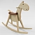 Sixay Furniture Paripa Rocking Horse 3D model small image 8