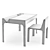 Roche-Bobois OZOO Kids Furniture Set 3D model small image 8
