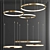 Stunning Ring Chandeliers - 3 Types 3D model small image 3