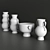Modern Eve Vases Set 3D model small image 2