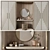 Handcrafted Art Deco Wardrobes 3D model small image 1