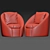 Elegant Instyle Chair 3D model small image 3
