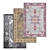 Versatile Carpets Set 3D model small image 1