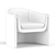 Elegant Linen Chair 3D model small image 4