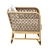 Naturally Elegant Marigny Rattan Chair 3D model small image 2