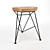 Spike Stool: Modern & Stylish 3D model small image 1