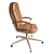 ErgoLux Leather Office Chair 3D model small image 4