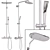 Grohe Veris 300: Ultimate Rainshower System 3D model small image 1