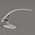 Sleek LED Desk Lamp 3D model small image 2