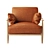 Luxury Leather Chair - Kershaw 3D model small image 2