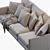 Modular 3-Seat Sofa: Versatile and Stylish 3D model small image 4
