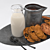Creamy Blend Coffee with Milk 3D model small image 4