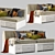 Luxury Velvet Custom Sofa 3D model small image 1