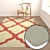 Title: Luxury Carpet Set - High-Quality Textures 3D model small image 5