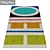 Luxury Carpet Set 3D model small image 2