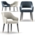 Elegant Ten Side Chair 3D model small image 1