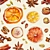 Mulled Wine Delight: Watercolor Pattern 3D model small image 2